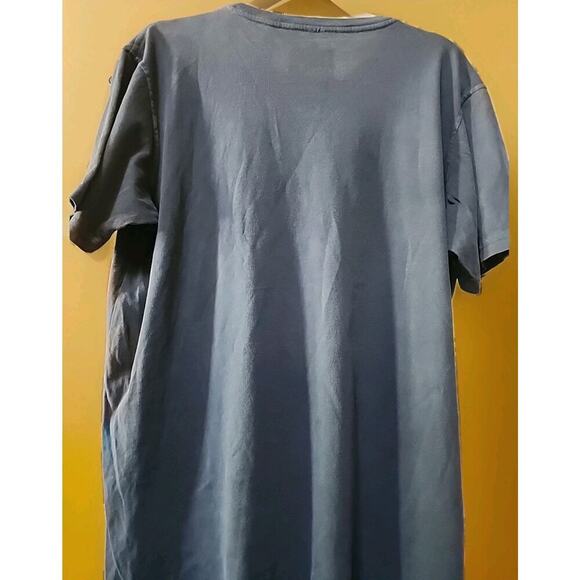 David Bowie Collection By Terry O'Neil T Shirt Men S/M Blue Photo New A130 NWOT - Picture 3 of 5